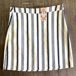 Short Striped Skirt